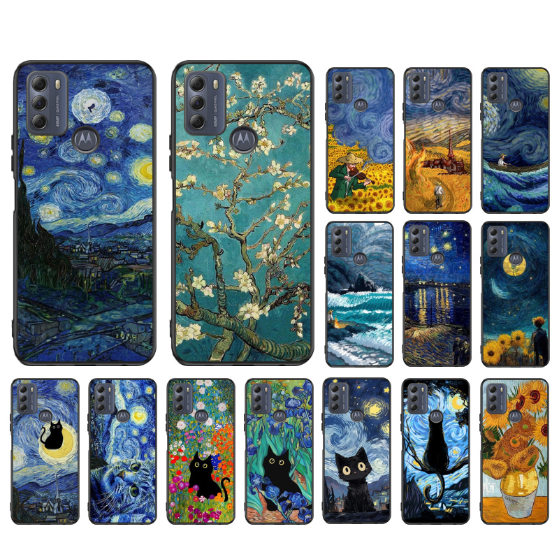 Phone Cases Jjk - Van gogh girassóis gato caso de