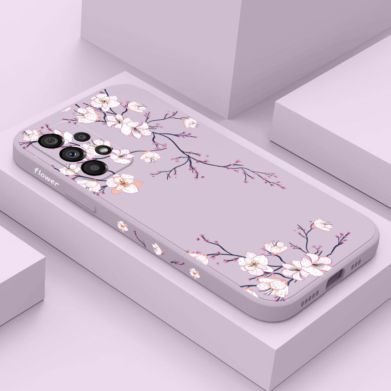 Phone Cases Burga - Flor de ameixa caso de telefone
