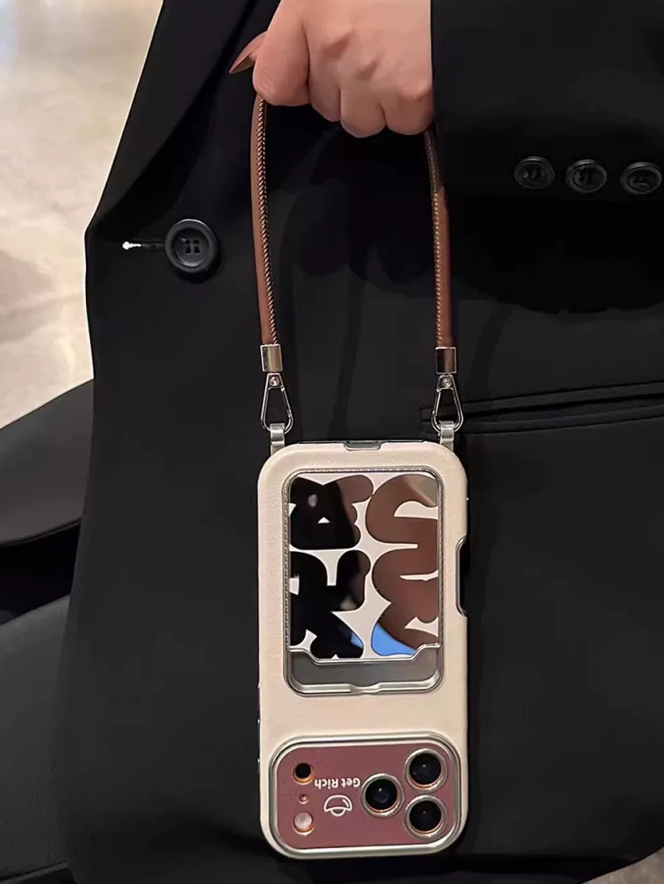 Phone Cases That Hold Cards - Capa de Celular de Couro Luxuosa