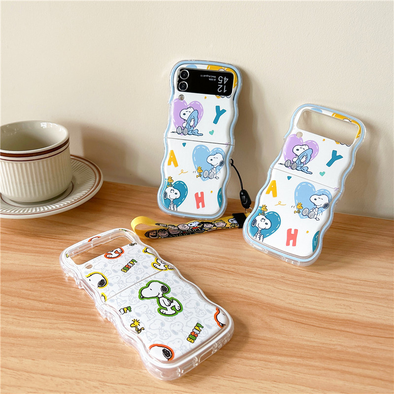 Phone Cases Z Flip 7 - Capa de Telefone Fofa com Desenho