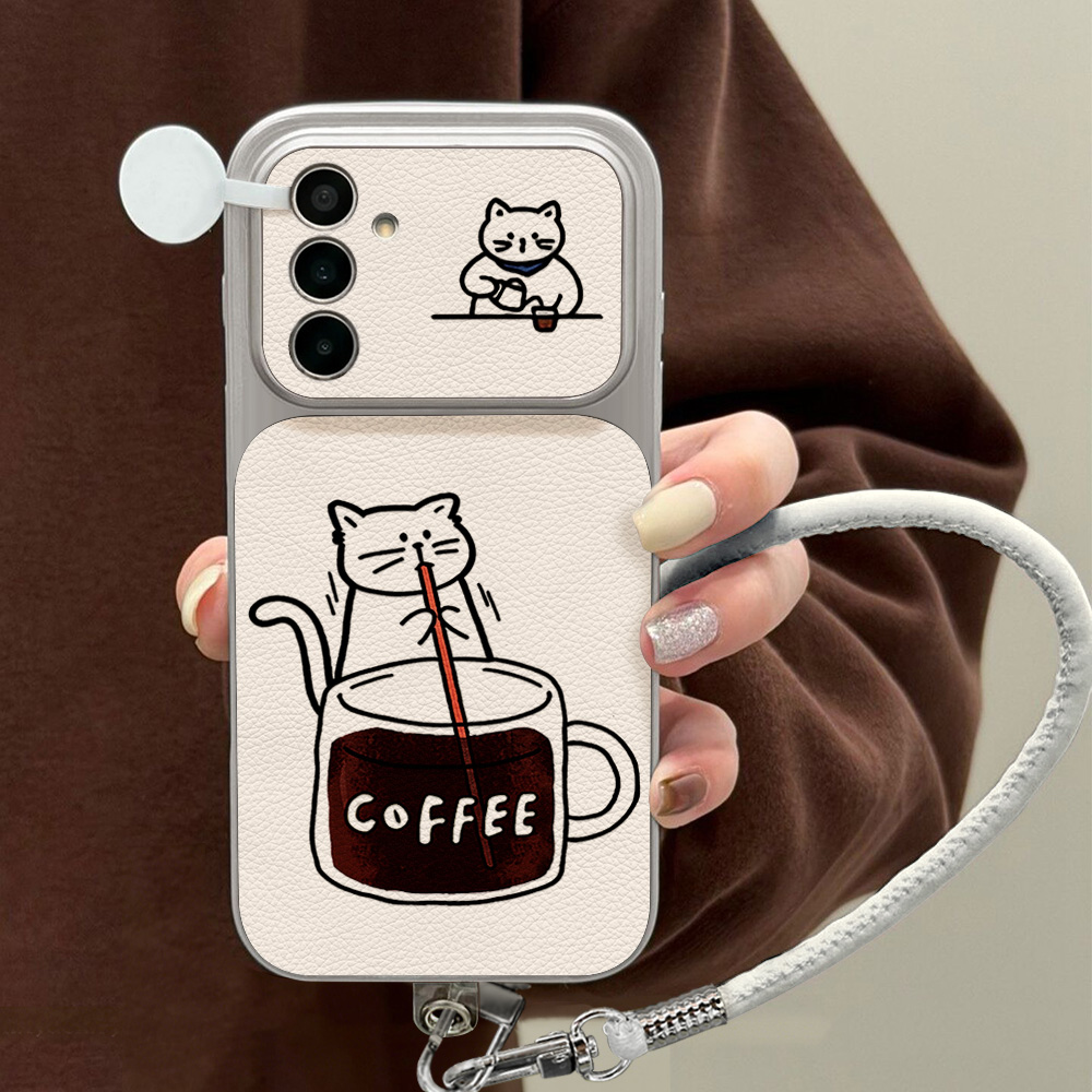 Phone Cases Samsung S25 - Capa de Celular Gato Fofo com