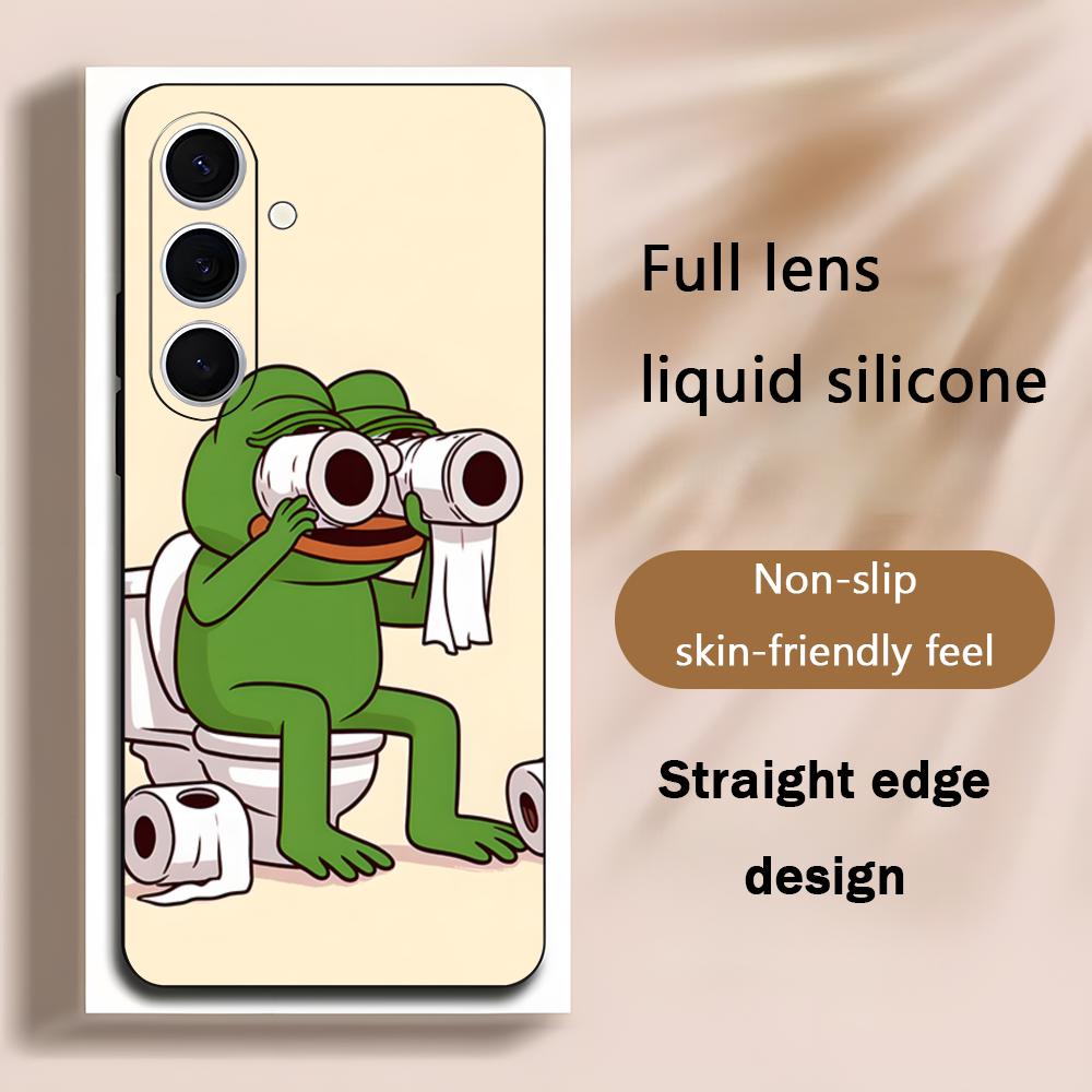 Phone Cases Samsung S25 - Triste pepe a sapo desenhar legal