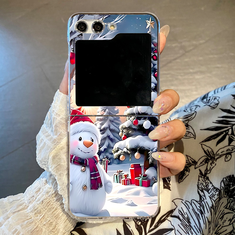 Phone Cases Z Flip 7 - Capa de Telefone de Natal com