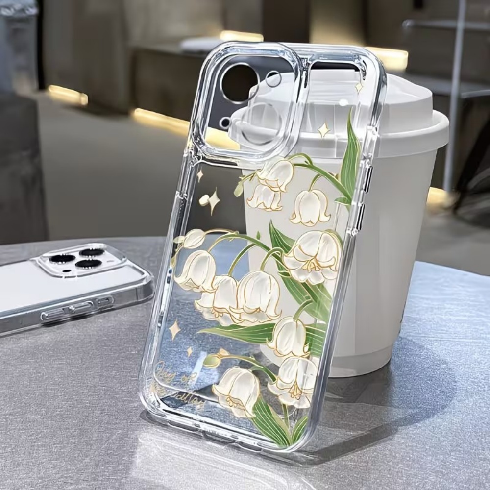 Phone Cases With Camera Cover - Capa de Celular Vintage Lírio do