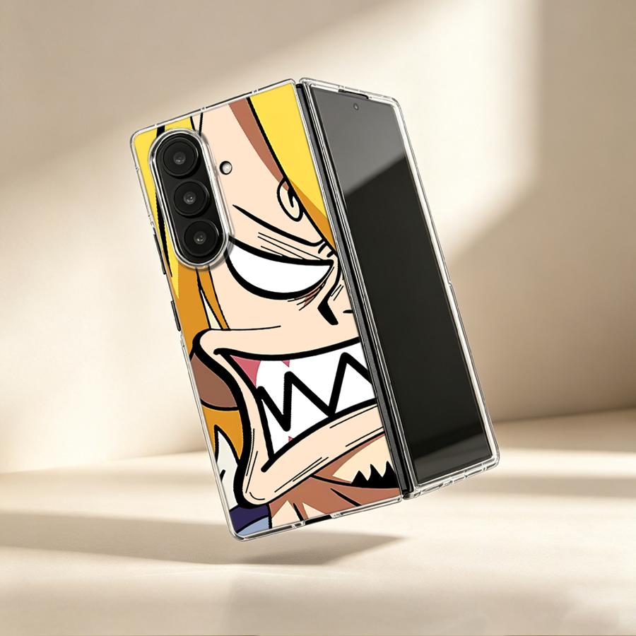 Phone Cases One Piece - Capa Transparente Macia para Celular Angry
