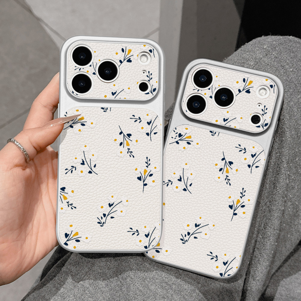Capa de Celular Floral para iP - Phone Cases With Camera Cover avaliação e preço