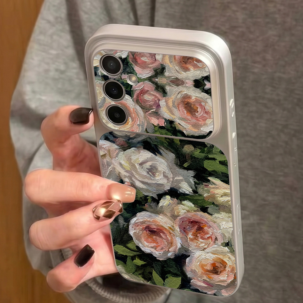 Capa de Celular Floral para iP - Phone Cases With Camera Cover avaliação e preço