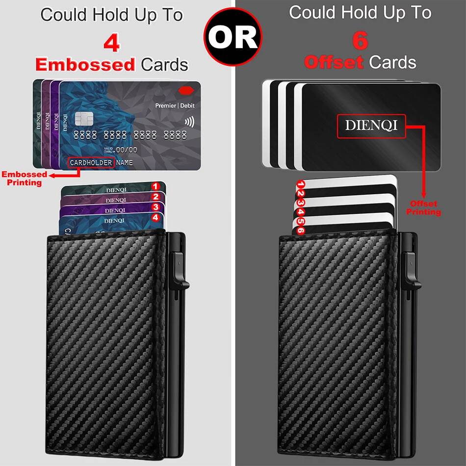 OUIO Carteira Masculina RFID p - Card Holder Slim Case avaliação e preço