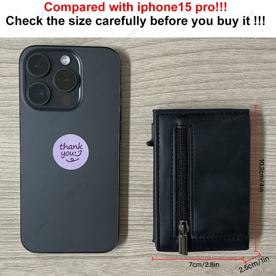 OUIO Carteira Masculina RFID p - Card Holder Slim Case avaliação e preço