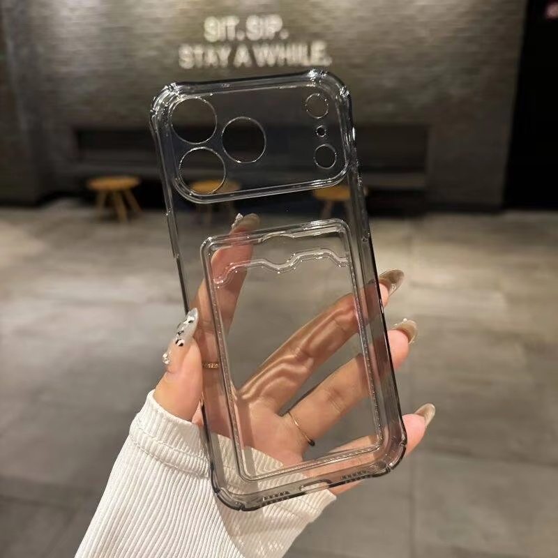 Capa Transparente com Slot par - Phone Cases That Hold Cards avaliação e preço
