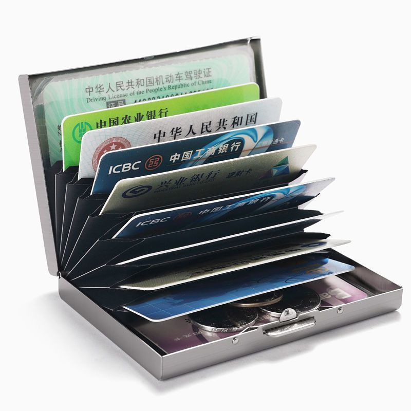 OUIO ​ Porta-cartões de Aço In - Card Holder Slim Case avaliação e preço