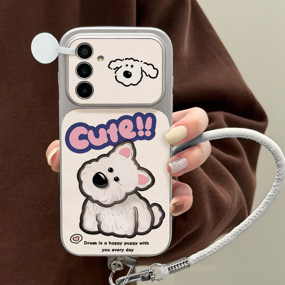 Capa de Couro Macia com Cordão - Phone Cases With Camera Cover avaliação e preço