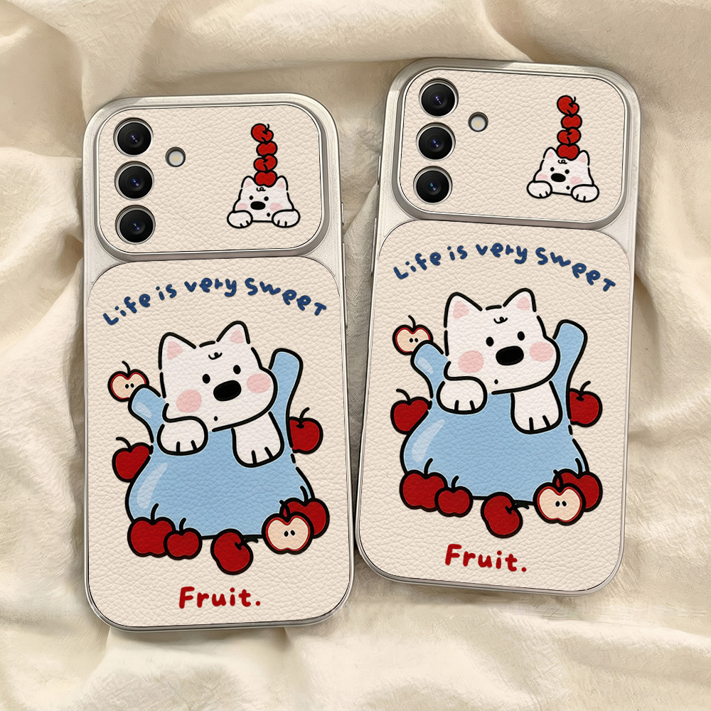 Capa de Couro Macia com Cordão - Phone Cases With Camera Cover avaliação e preço