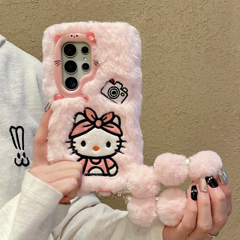 Bonito câmera 3d de pelúcia kt - Phone Cases With Camera Cover avaliação e preço