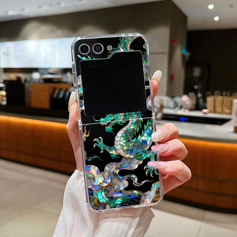 Elegante tigre dragão textura  - Phone Cases Z Flip 7 avaliação e preço