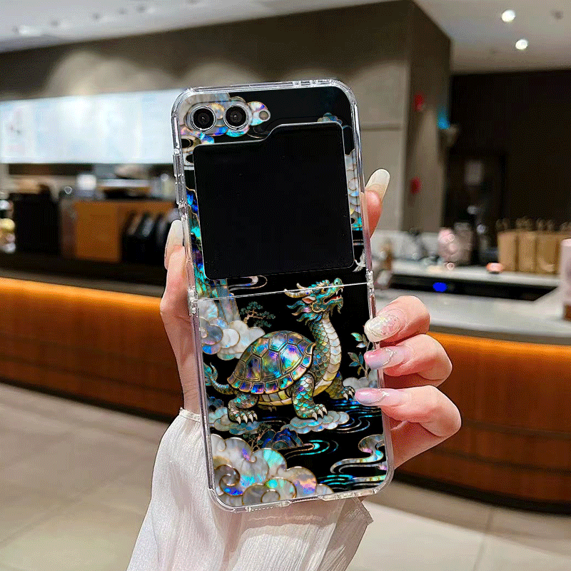 Elegante tigre dragão textura  - Phone Cases Z Flip 7 avaliação e preço