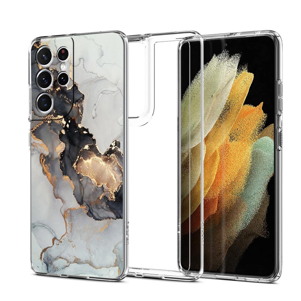 Mármore claro silicone caso de - Phone Cases Burga avaliação e preço